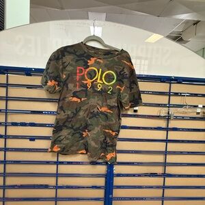 Polo by Ralph Lauren Kids Camo T-Shirt - Green and Orange